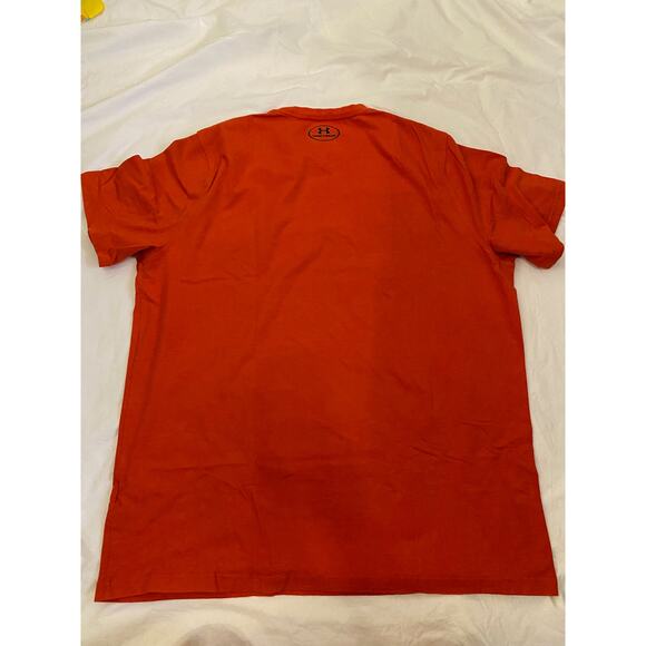 Mens Under Armour T-Shirt XXL Orange - Picture 4 of 4